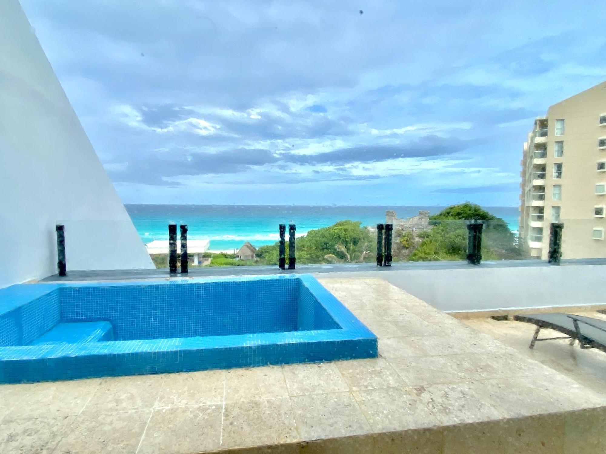 Condo In Ocean Front Resort Κανκούν Δωμάτιο φωτογραφία